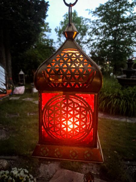 Orientalisches Licht Blume des Lebens Gold